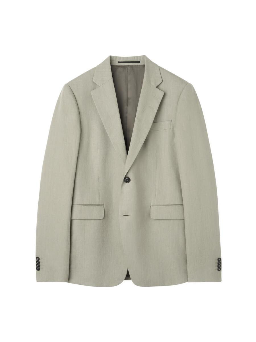 Justin Linen Blazer Mole