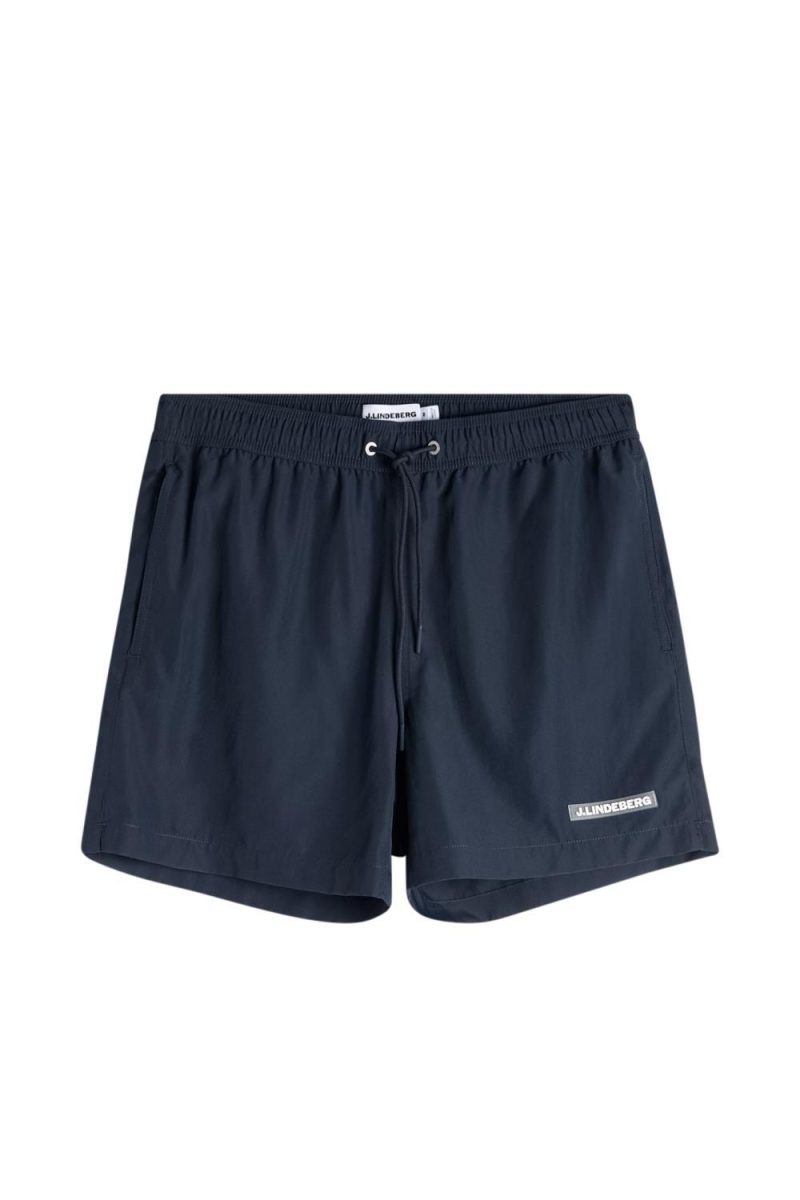 Banks Solid Swim Shorts Navy