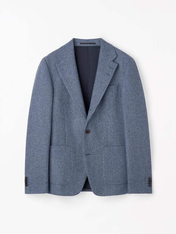 Easer PP Brushed Micro Wool Blazer Iron Haze