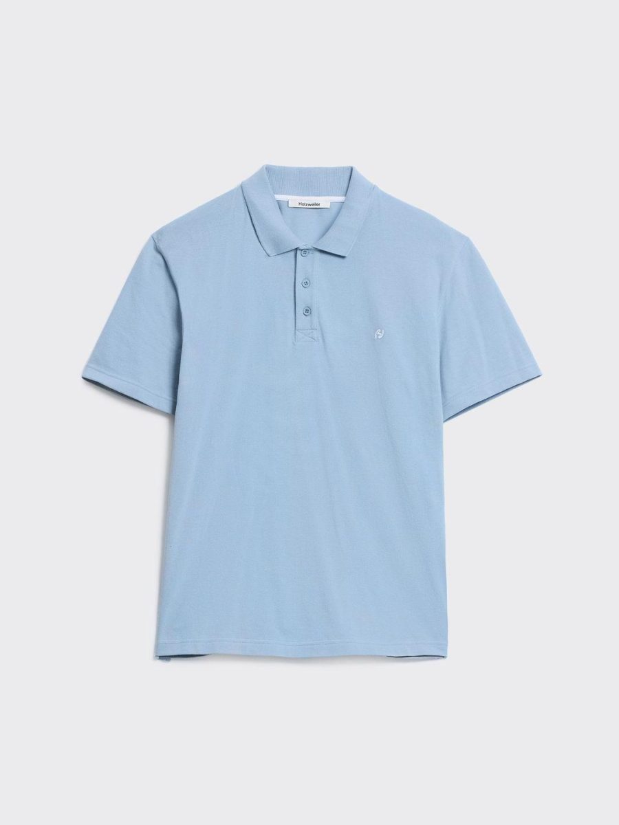 Slim Pique Light Blue