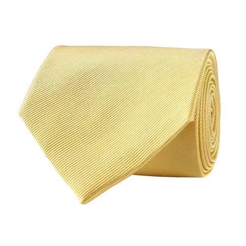 Solid Twill Silk Tie Yellow