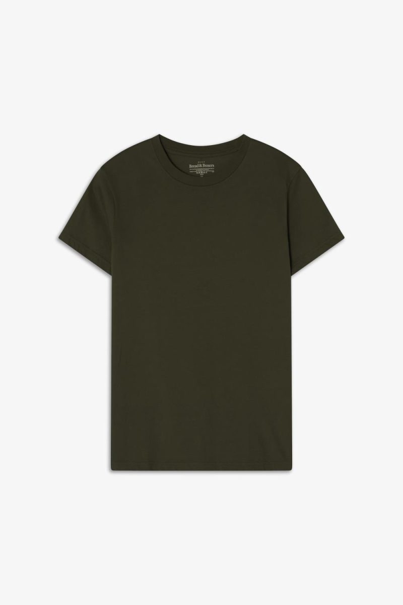 Crew Neck Regular Deep Forest