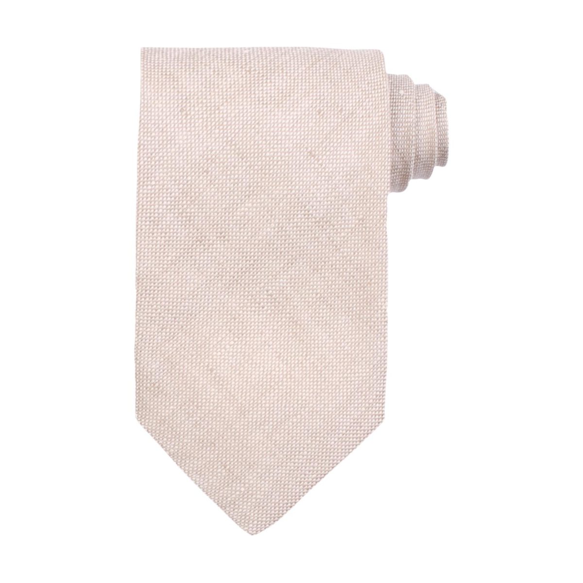 Solid Linen Tie Sand