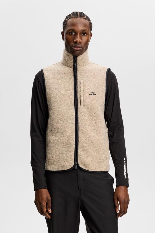 Duncan Wool Fleece Vest Moonbeam
