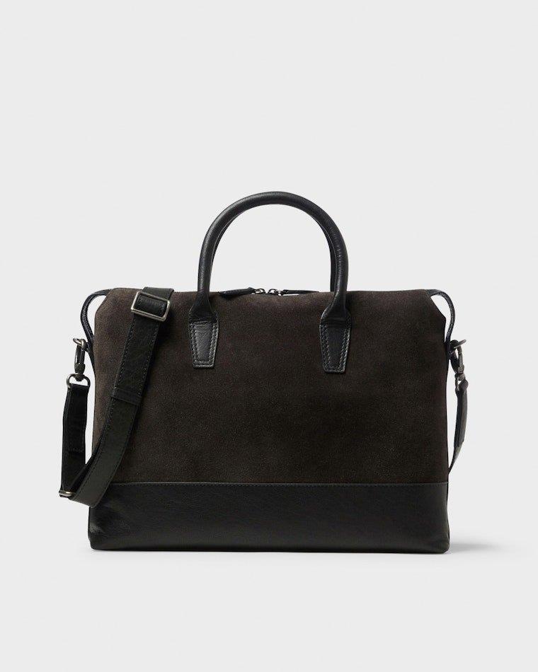 Taylor Computer Bag Dark Brown/Black