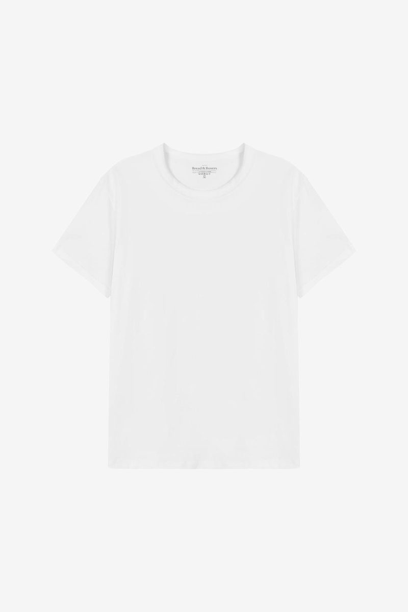 Crew Neck Pima White