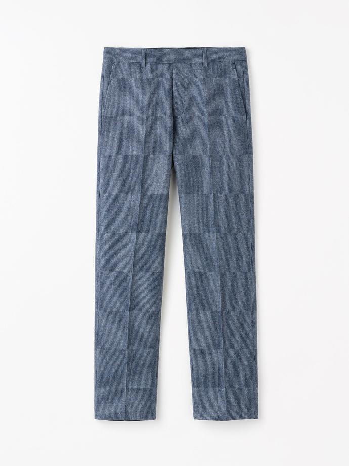 Tense Brushed Micro Wool Trousers Iron Haze