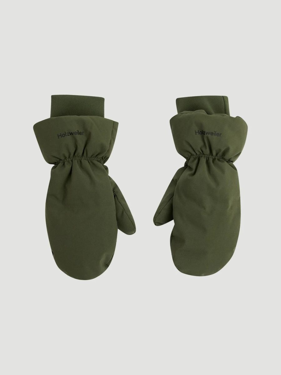 Holzweiler Slogen Bubble Mittens Army