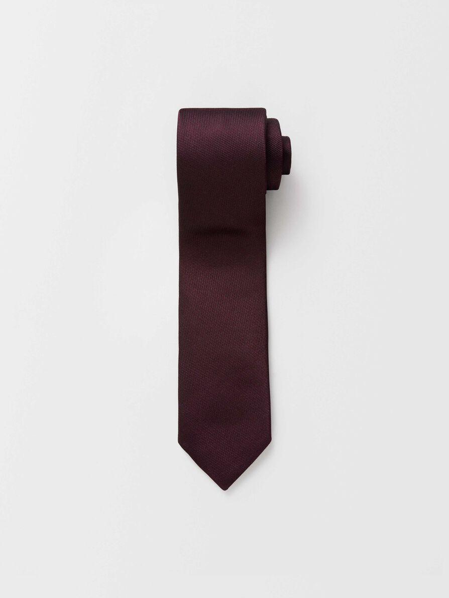 Tiger of Sweden Tido Tie Burgundy