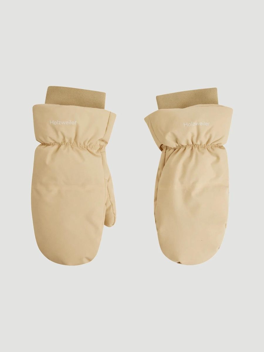 Holzweiler Slogen Bubble Mittens Beige