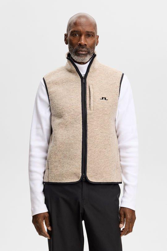 Duncan Wool Fleece Vest Moonbeam