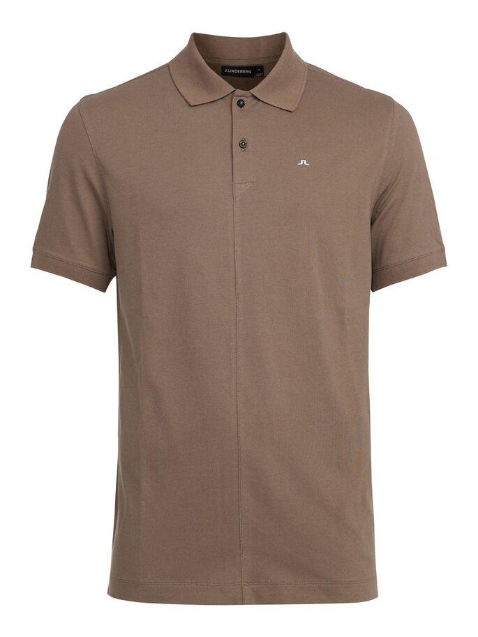 J.Lindeberg Rubi Slim Polo Shirt Walnut