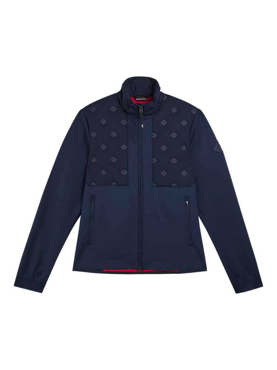 J.Lindeberg Sport Ross Hybrid Jacket Navy
