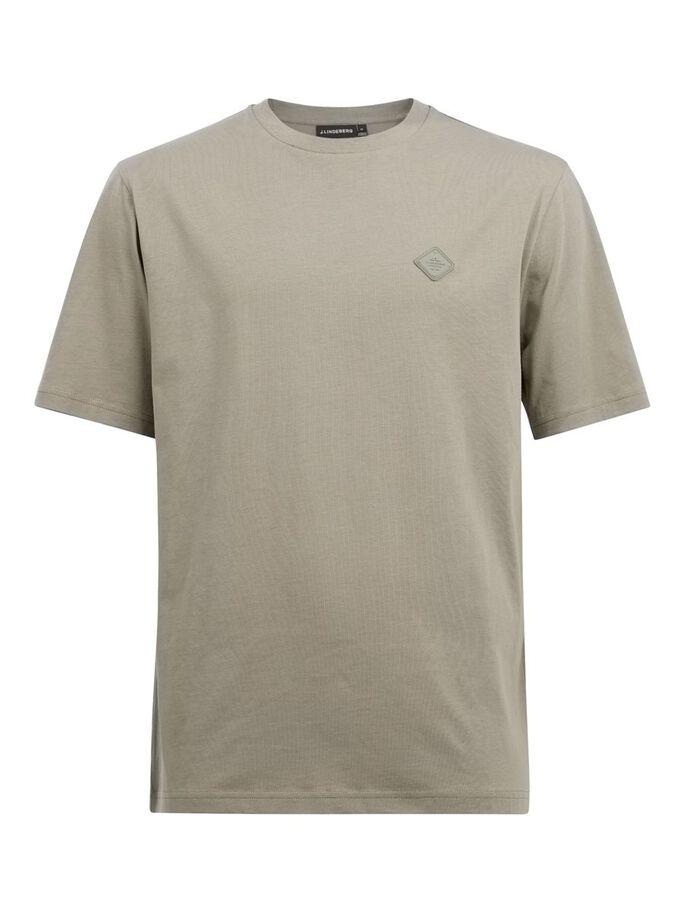 J.Lindeberg Dale Logo Patch T-Shirt Vetiver