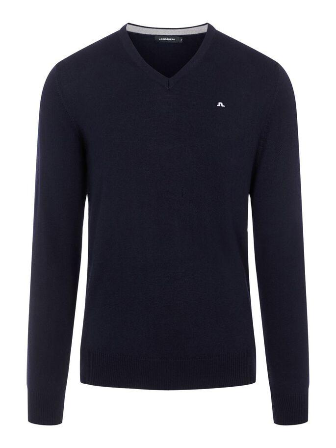 J.Lindeberg Lymann True Merino Navy