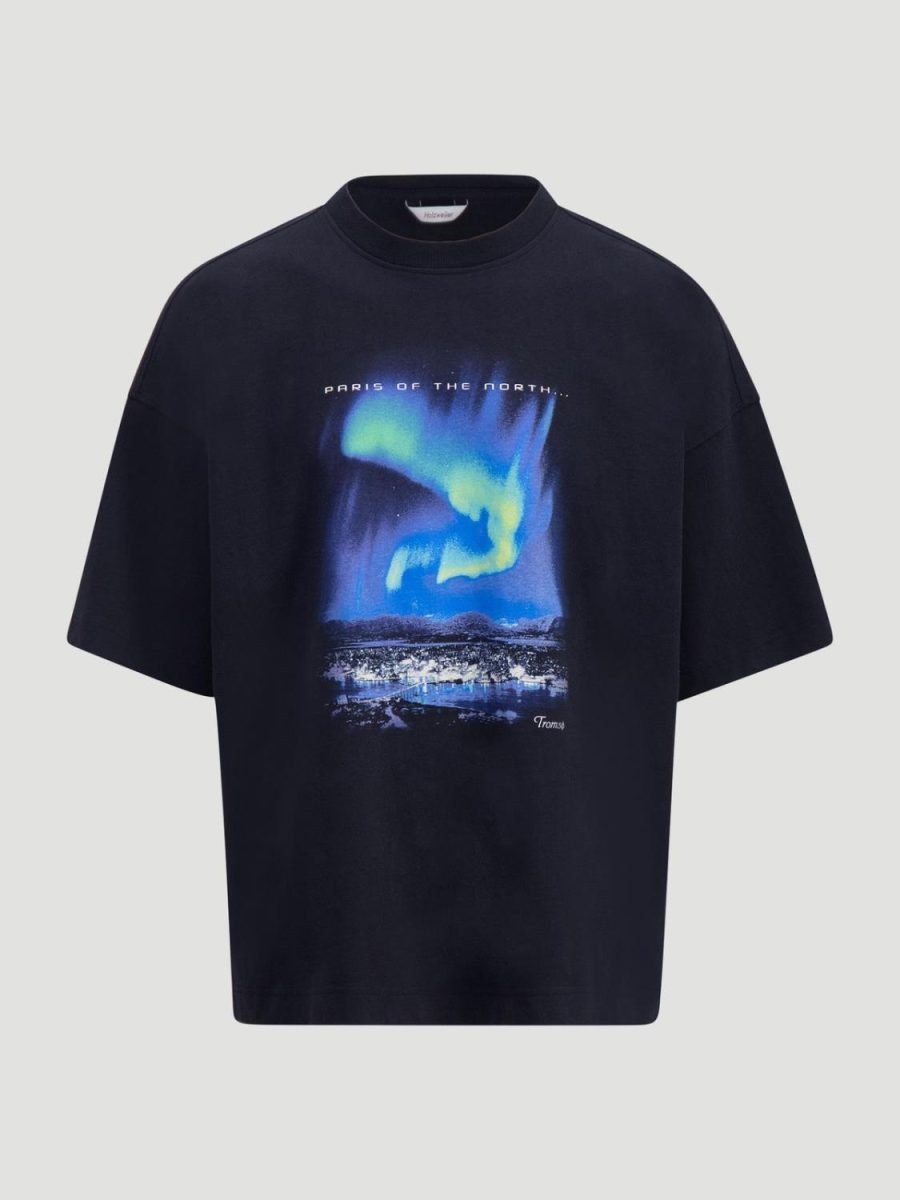 Holzweiler Wings Tourist Tee Black Tromo