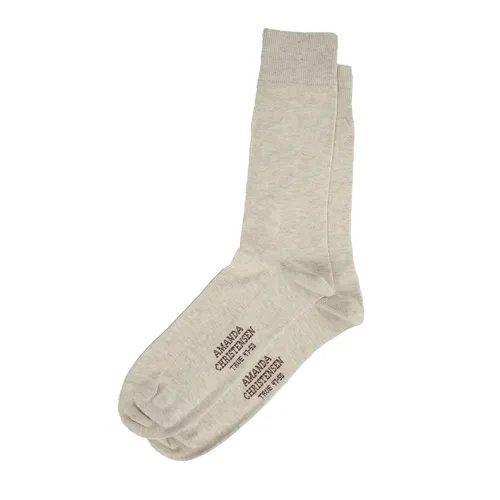 True Cotton Socks Sand Melange