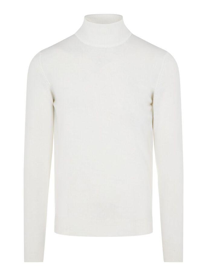 J.Lindeberg Lyd Merino Turtleneck Sweater White