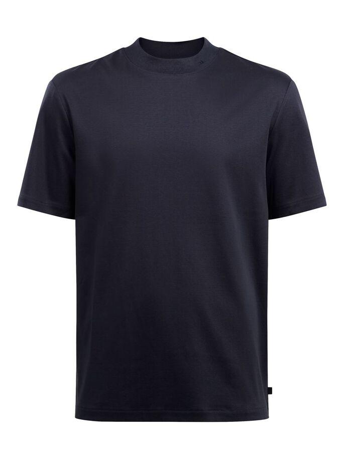J.Lindeberg Ace Mock Neck T-Shirt JL Navy