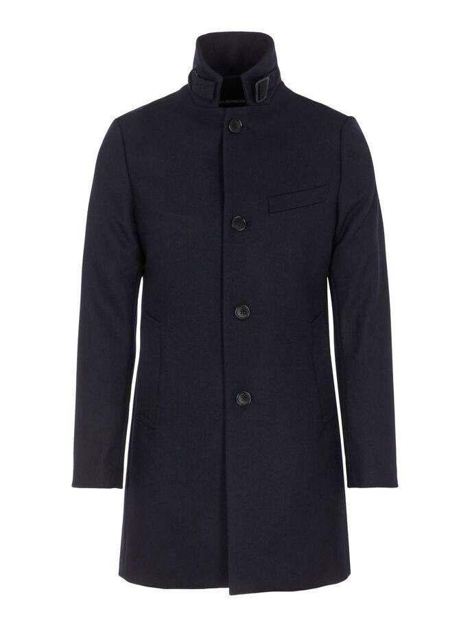 J.Lindeberg Holger Compact Melton Coat JL Navy