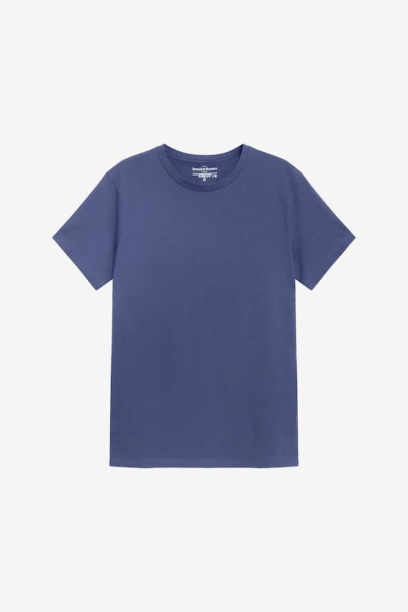 Crew Neck Regular Denim Blue