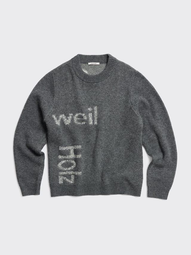 Haza Logo Crew Dark Grey Mix