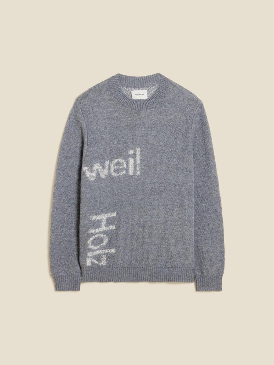 Holzweiler Haza Logo Crew Grey Mix