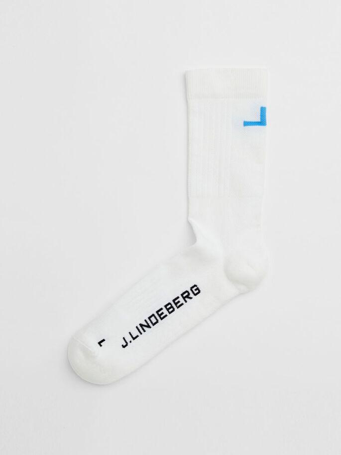 J.Lindeberg Rolfi Golf Sock Ocean Blue