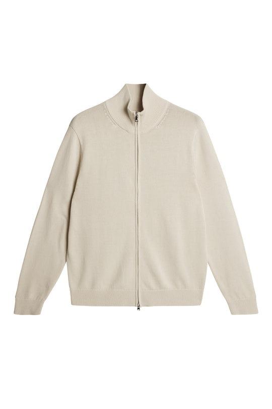 J.Lindeberg Alexis Full Zip Cardigan Moonbeam