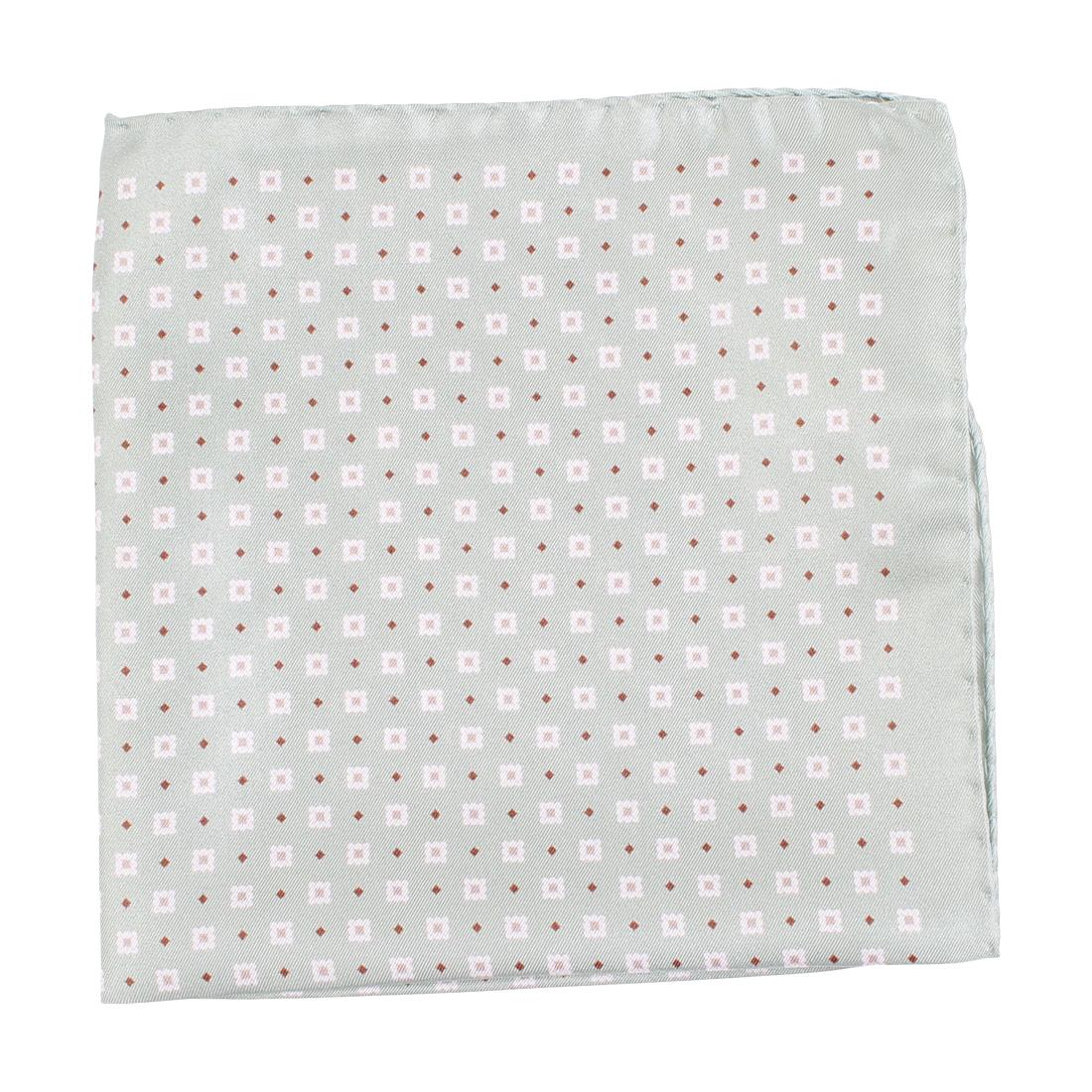 Pattern Pocket Square Olive