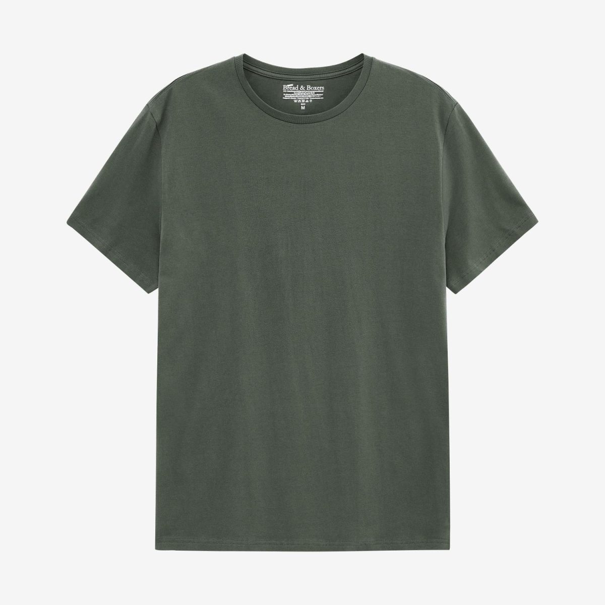 Bread & Boxers Crew Neck Slim Army Green