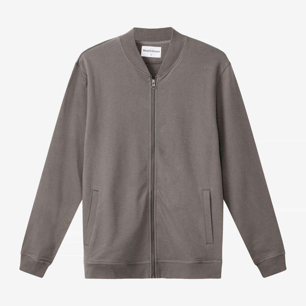Bread & Boxers Jersey Jacket Mole Grey