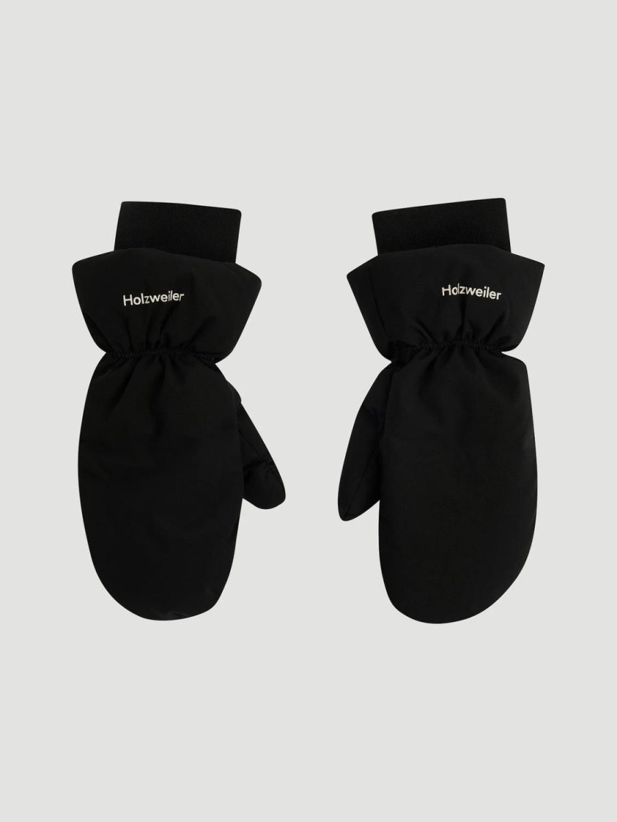 Holzweiler Slogen Bubble Mittens Black