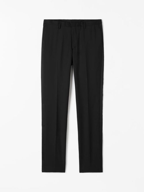 Thulin Tux Wool Trousers Black