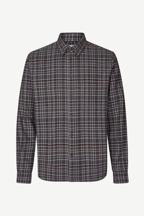 Saryan J Shirt 15501 Grey Brown Check