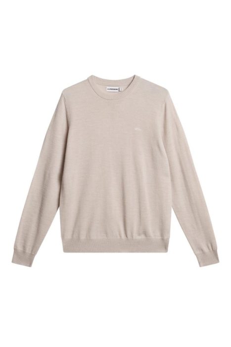 Keane Merino Crew Neck Moonbeam Melange