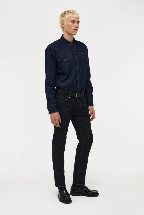 Lou Straight Crudo Indigo