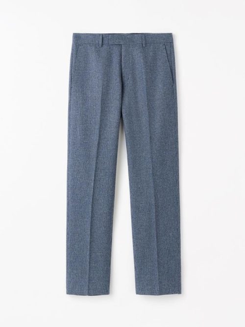 Tense Brushed Micro Wool Trousers Iron Haze