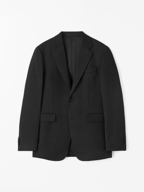 Justin Wool Blazer Black