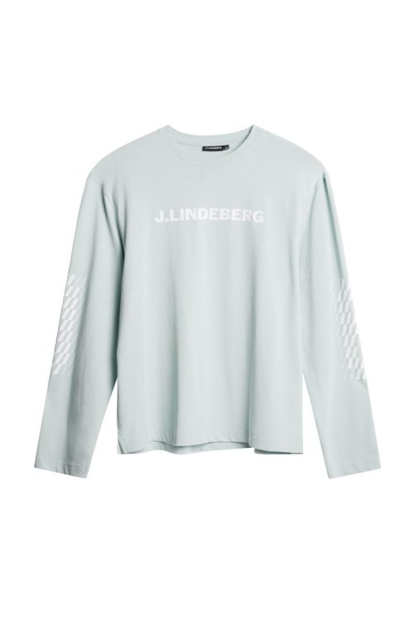 Walsh LS Print T-Shirt Winter Sky
