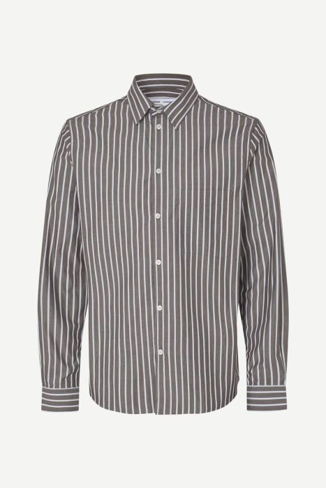 Saryan J Shirt 13072 Brown Stripes