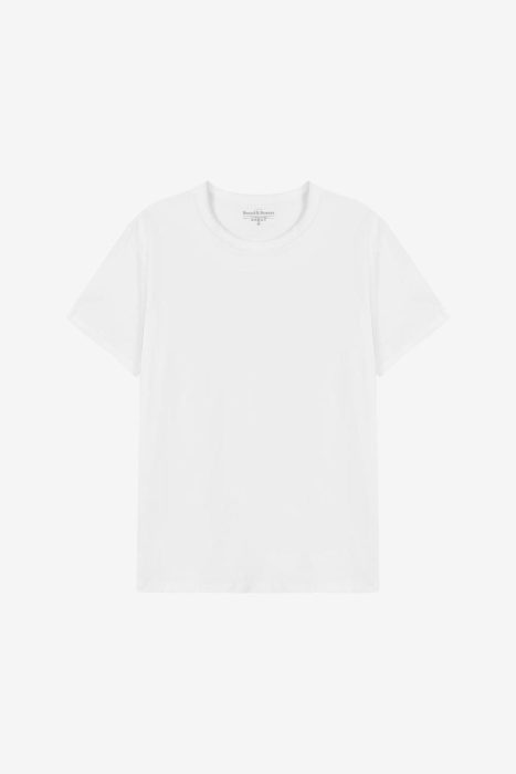Crew Neck Pima White