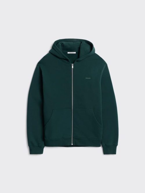 Andrew Zip-Up Hoodie Dark Green
